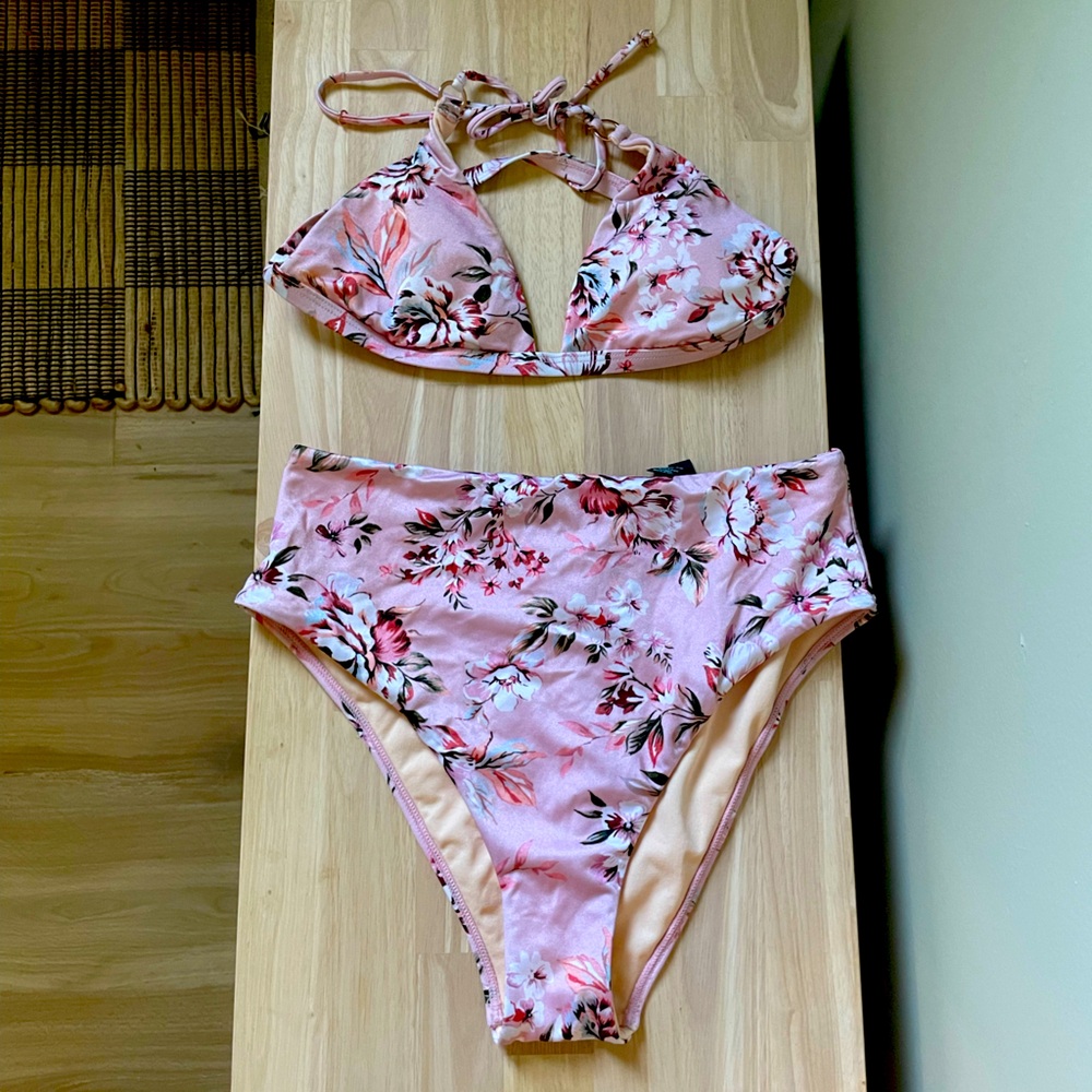 PacSun High Waisted Floral Bikini